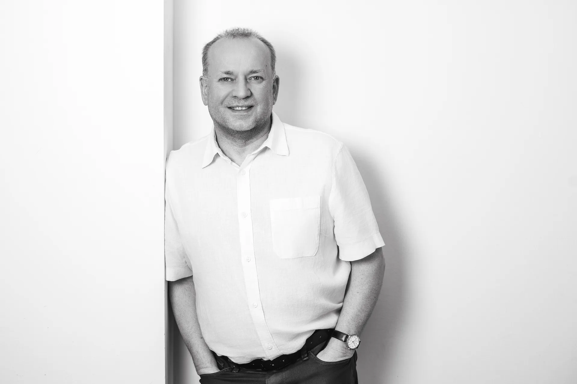 Gerald Stefan Allmann, Schwarz-Weiß Portrait